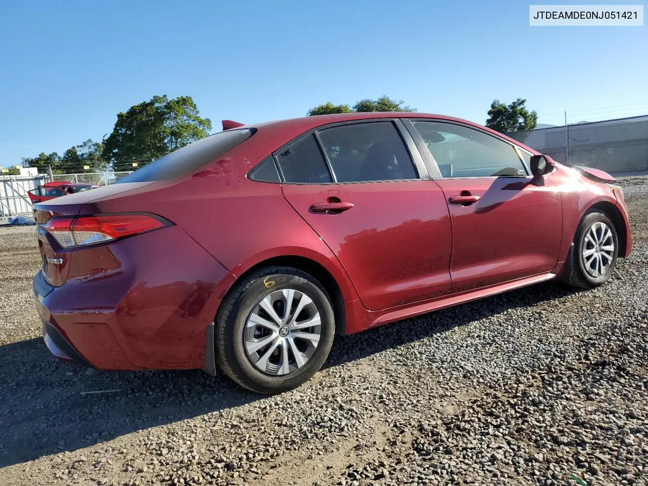 JTDEAMDE0NJ051421 2022 Toyota Corolla Le