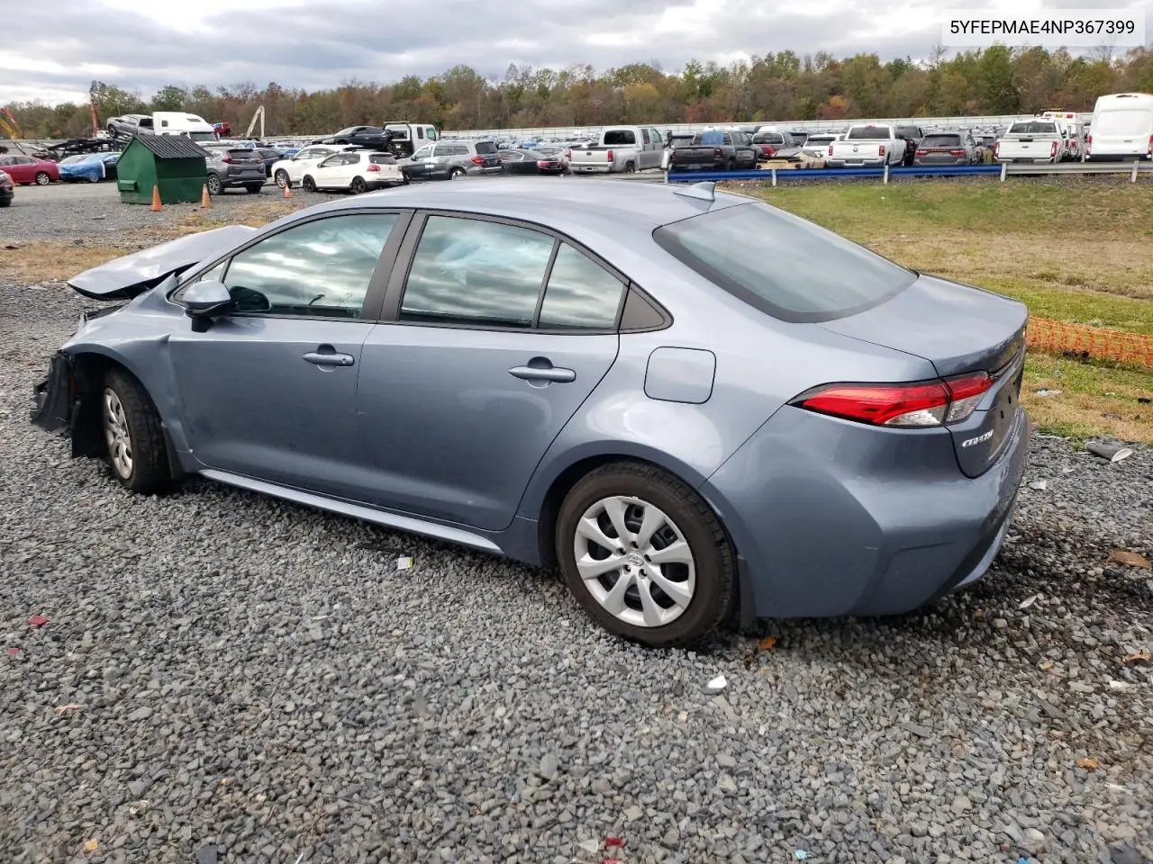 5YFEPMAE4NP367399 2022 Toyota Corolla Le