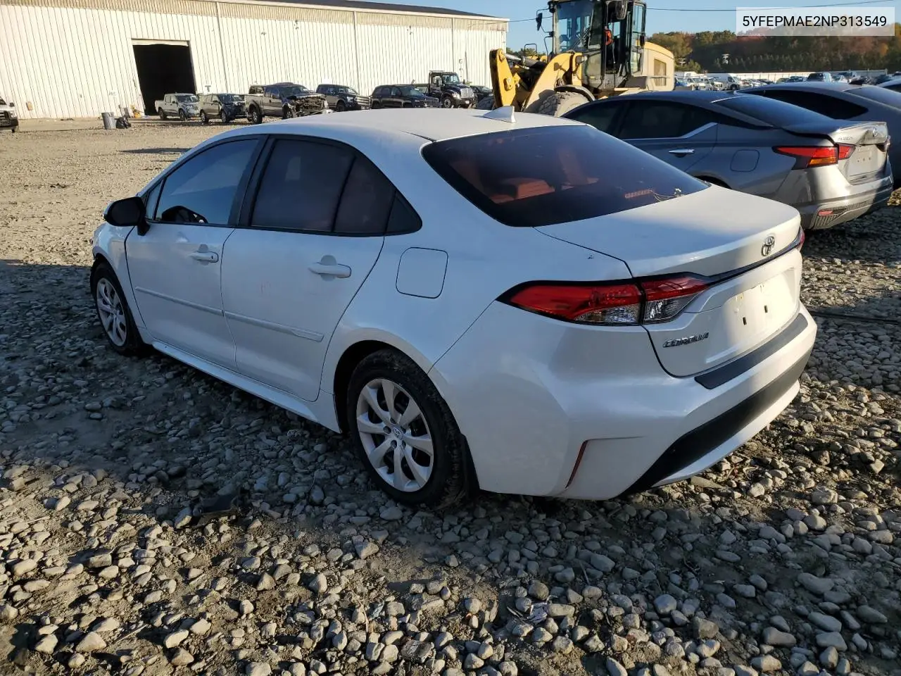 5YFEPMAE2NP313549 2022 Toyota Corolla Le