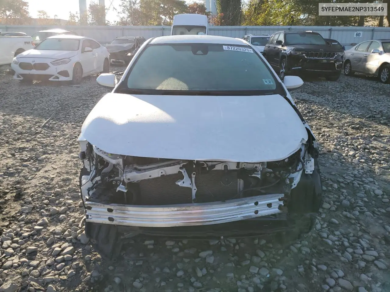 5YFEPMAE2NP313549 2022 Toyota Corolla Le