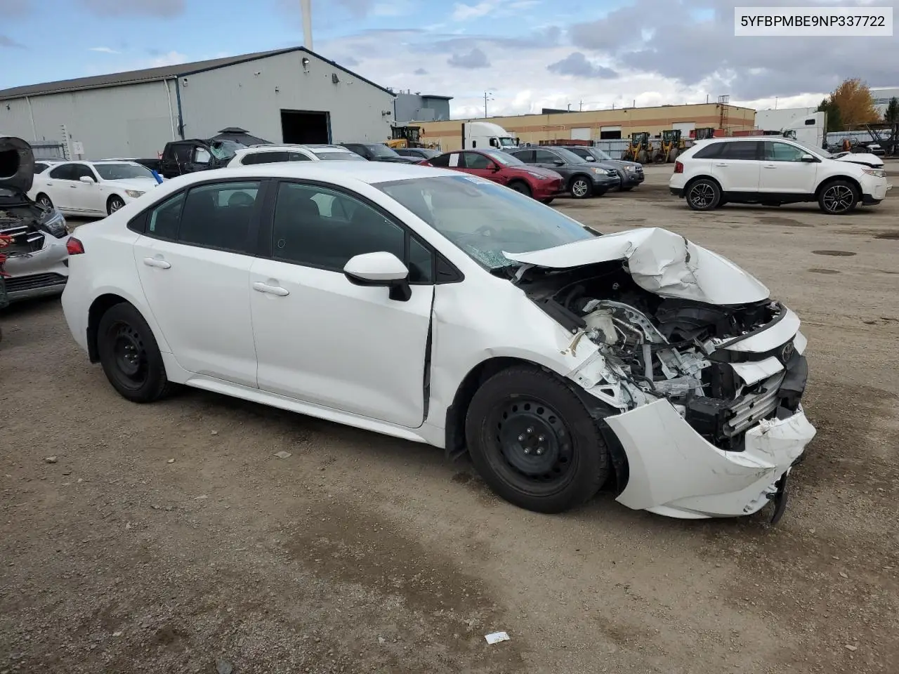 5YFBPMBE9NP337722 2022 Toyota Corolla Le