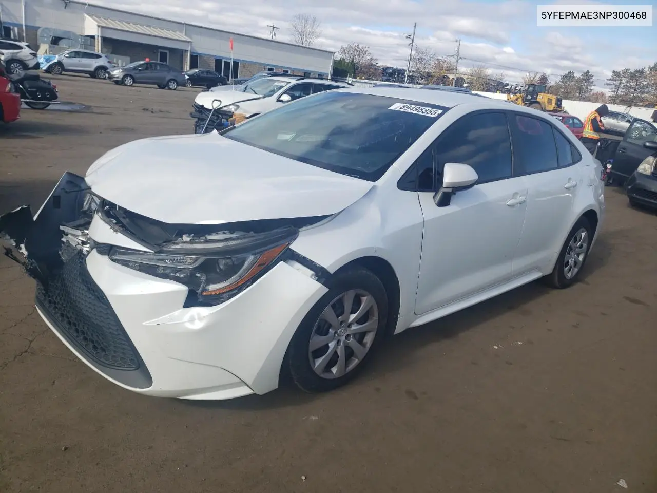 5YFEPMAE3NP300468 2022 Toyota Corolla Le