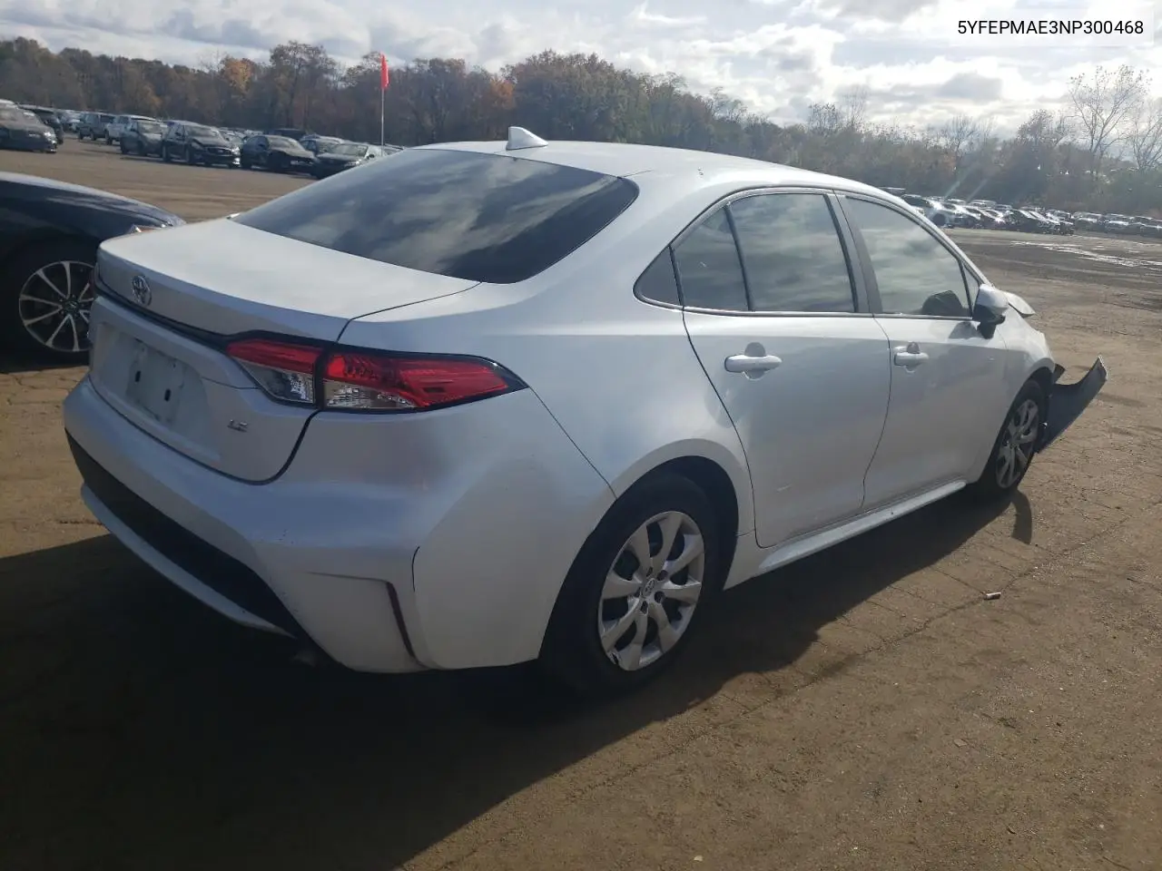 5YFEPMAE3NP300468 2022 Toyota Corolla Le
