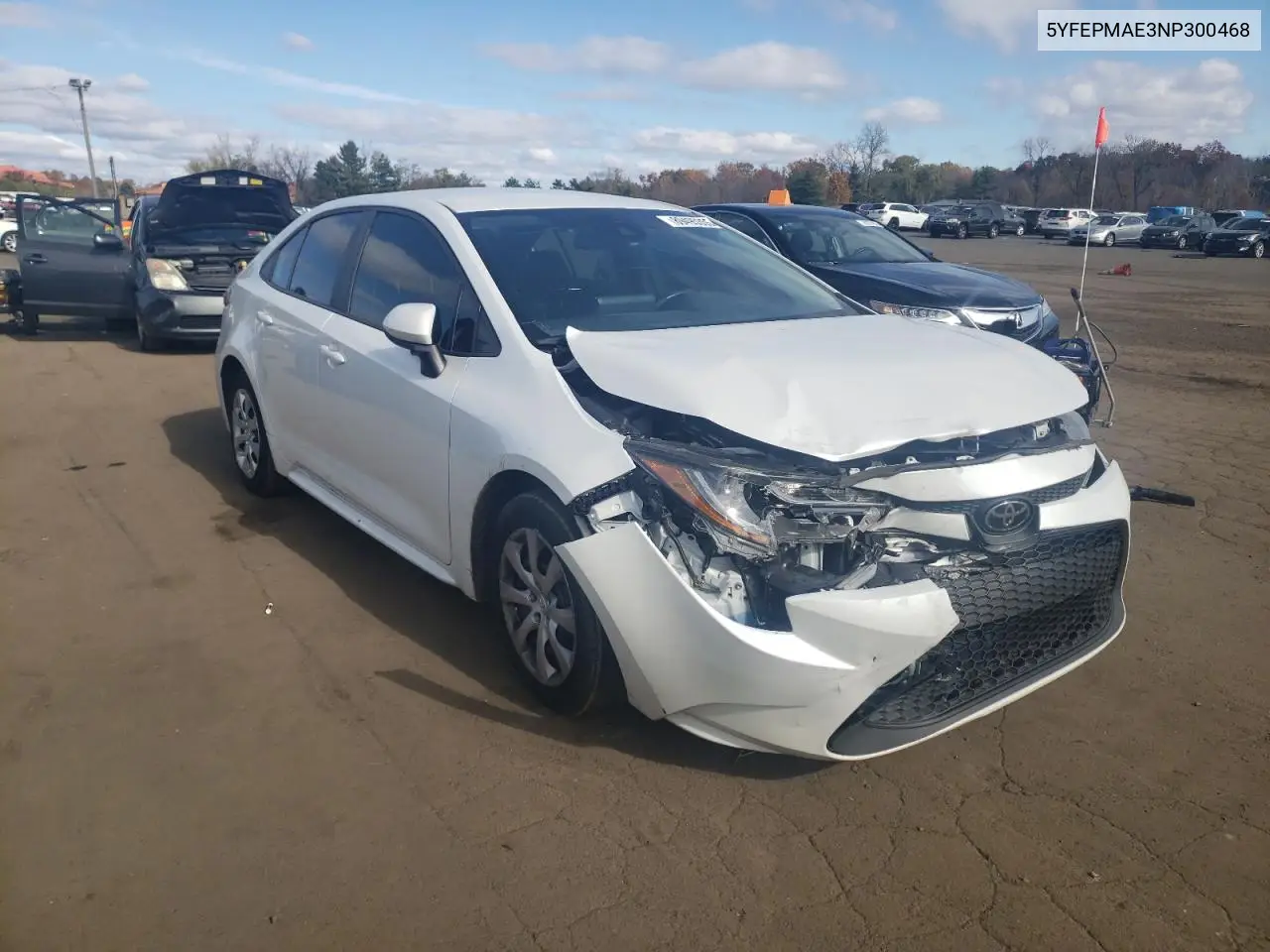 5YFEPMAE3NP300468 2022 Toyota Corolla Le