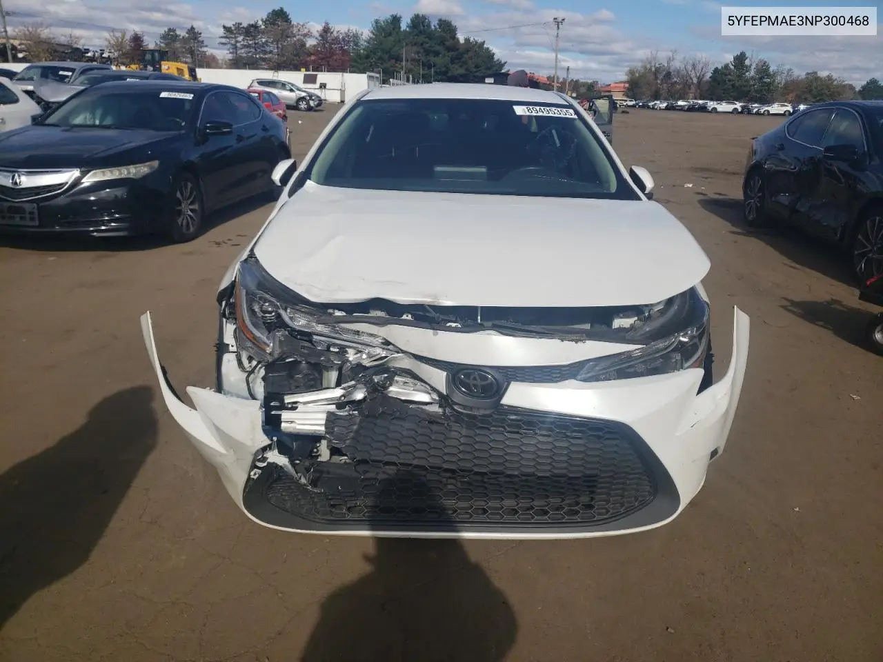 5YFEPMAE3NP300468 2022 Toyota Corolla Le
