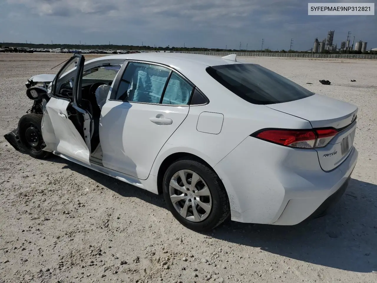 5YFEPMAE9NP312821 2022 Toyota Corolla Le