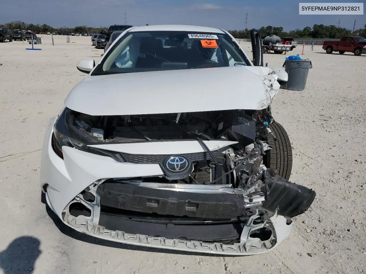 5YFEPMAE9NP312821 2022 Toyota Corolla Le