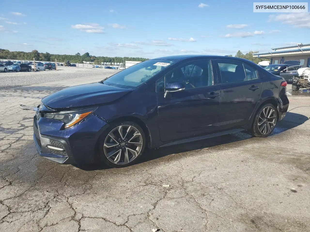 5YFS4MCE3NP100666 2022 Toyota Corolla Se