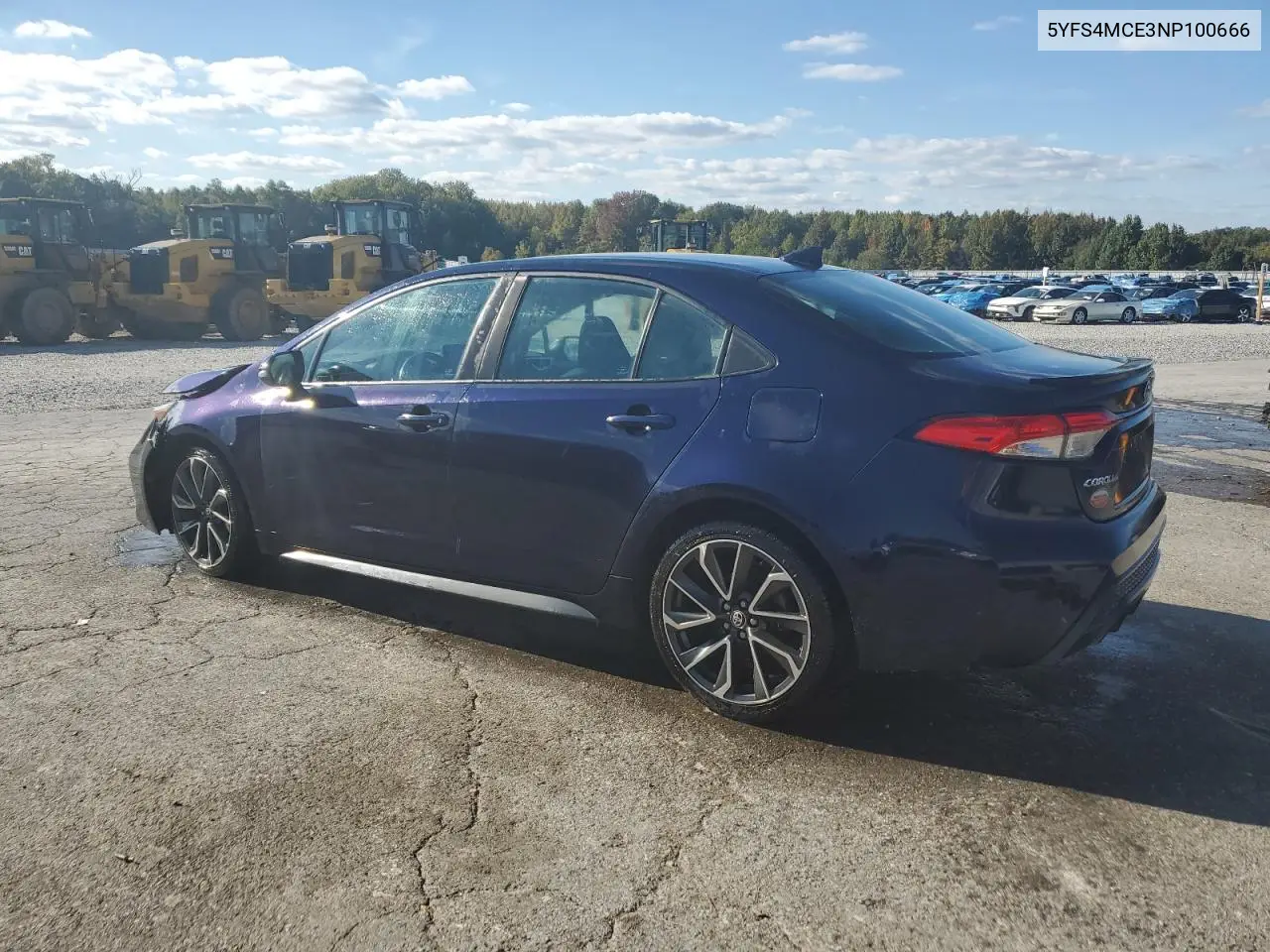 5YFS4MCE3NP100666 2022 Toyota Corolla Se