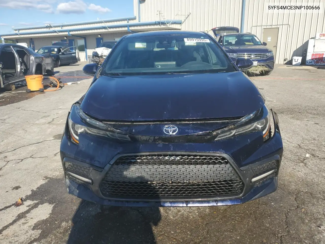 5YFS4MCE3NP100666 2022 Toyota Corolla Se