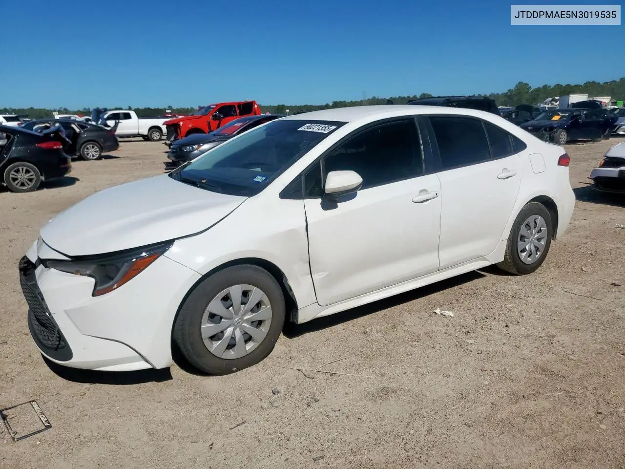JTDDPMAE5N3019535 2022 Toyota Corolla L