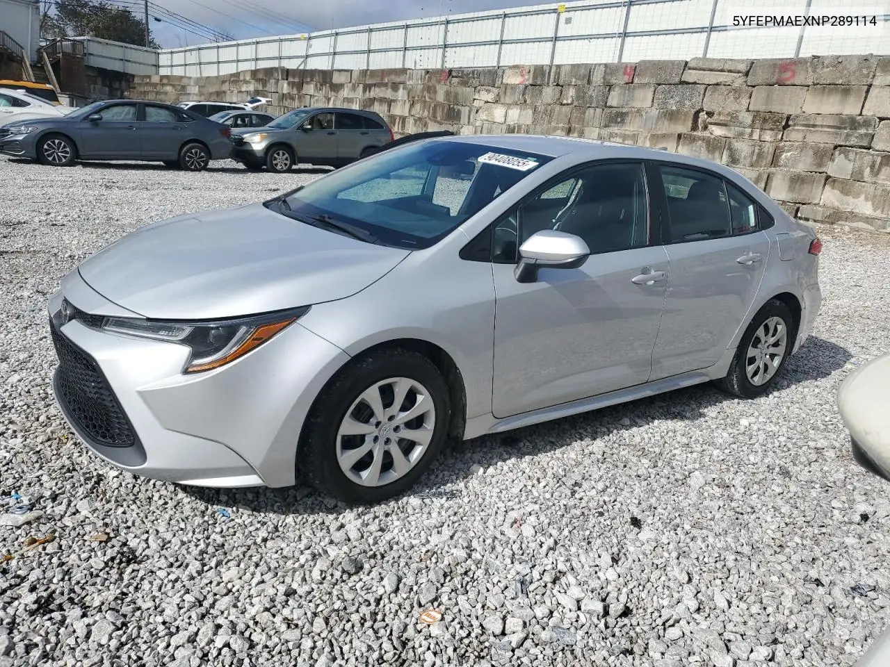 5YFEPMAEXNP289114 2022 Toyota Corolla Le