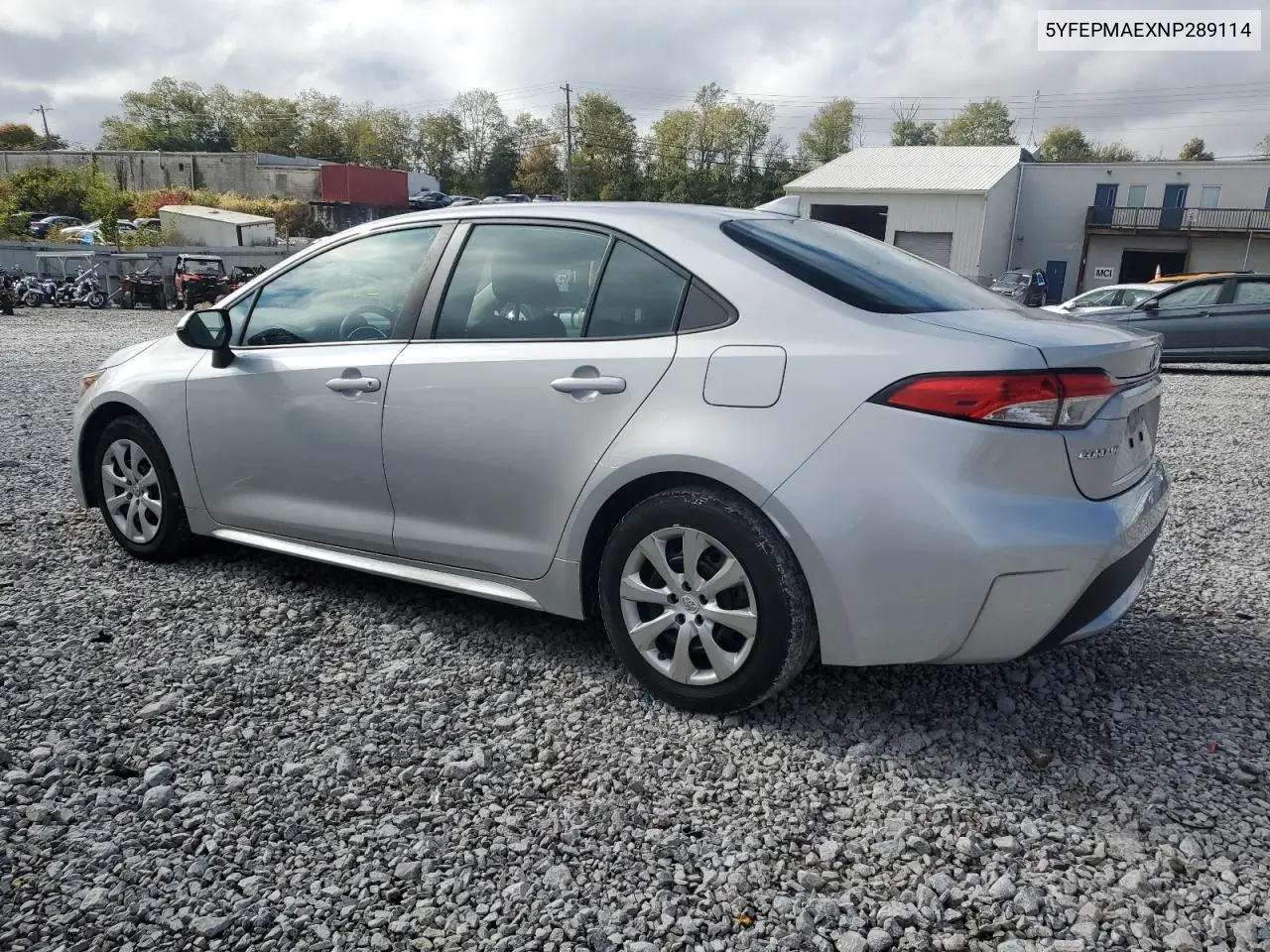 5YFEPMAEXNP289114 2022 Toyota Corolla Le