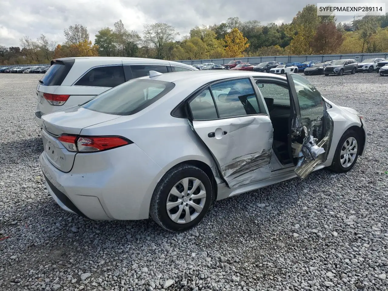 5YFEPMAEXNP289114 2022 Toyota Corolla Le