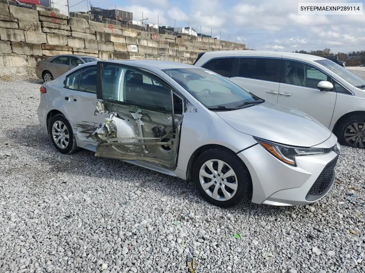 5YFEPMAEXNP289114 2022 Toyota Corolla Le