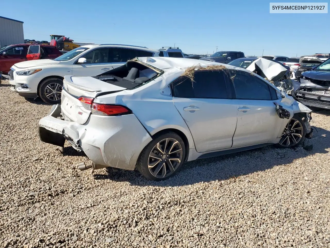 5YFS4MCE0NP121927 2022 Toyota Corolla Se