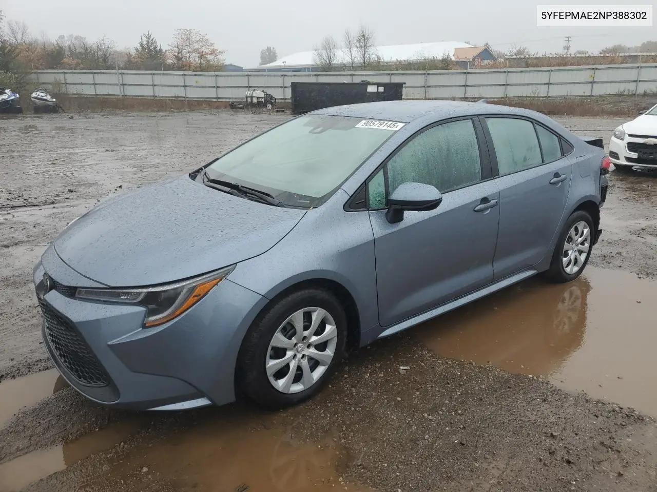 5YFEPMAE2NP388302 2022 Toyota Corolla Le
