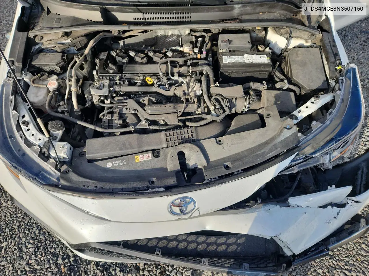 JTDS4MCE8N3507150 2022 Toyota Corolla Se