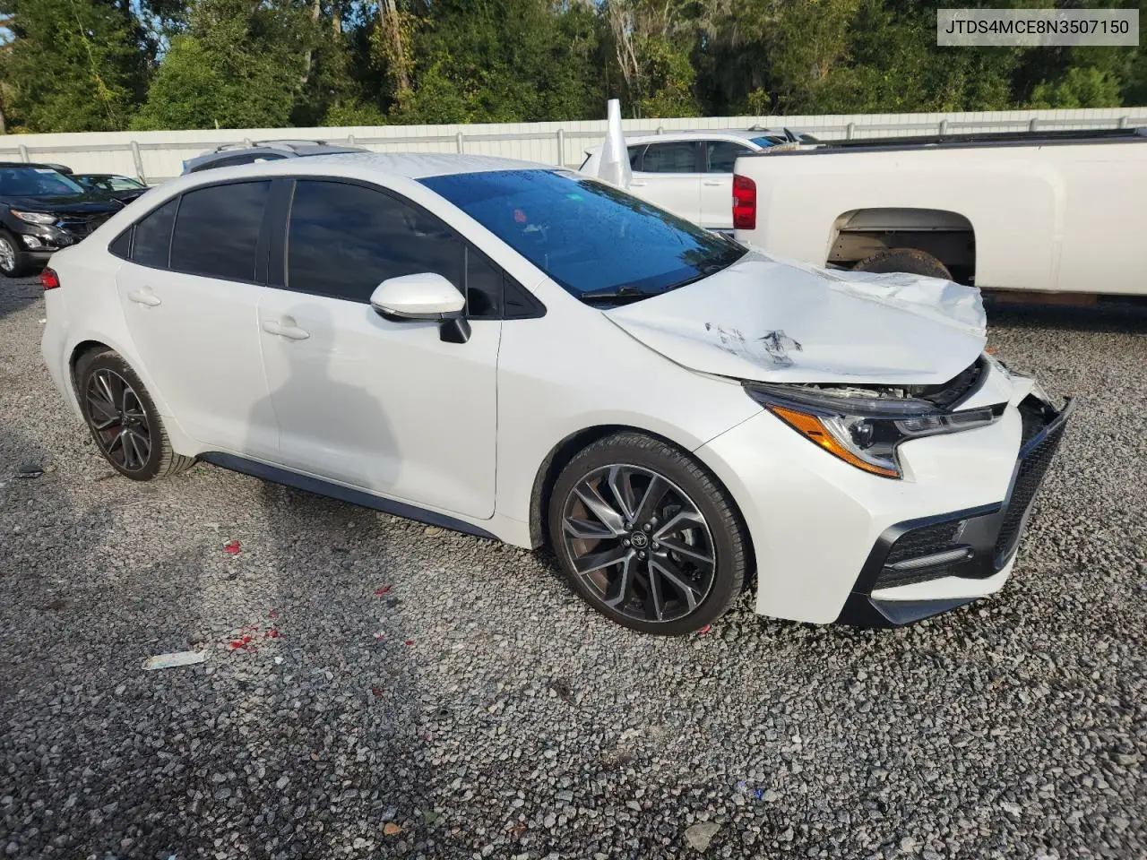 JTDS4MCE8N3507150 2022 Toyota Corolla Se