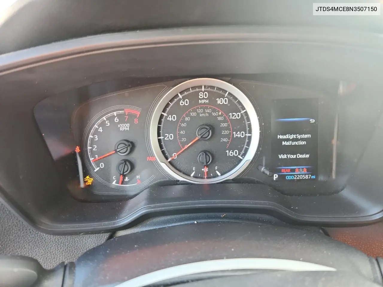JTDS4MCE8N3507150 2022 Toyota Corolla Se
