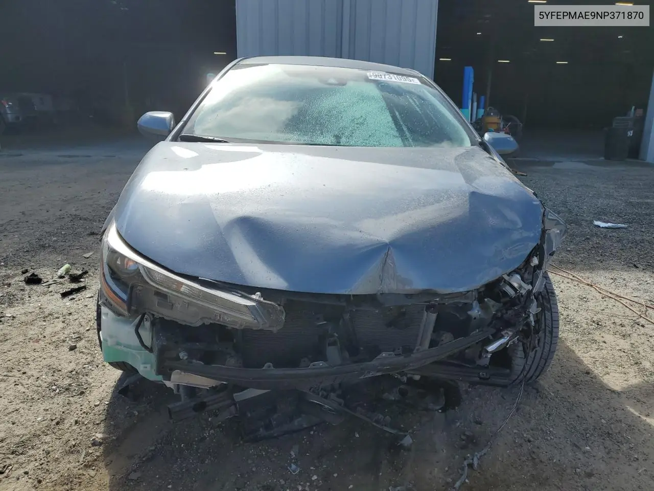 5YFEPMAE9NP371870 2022 Toyota Corolla Le