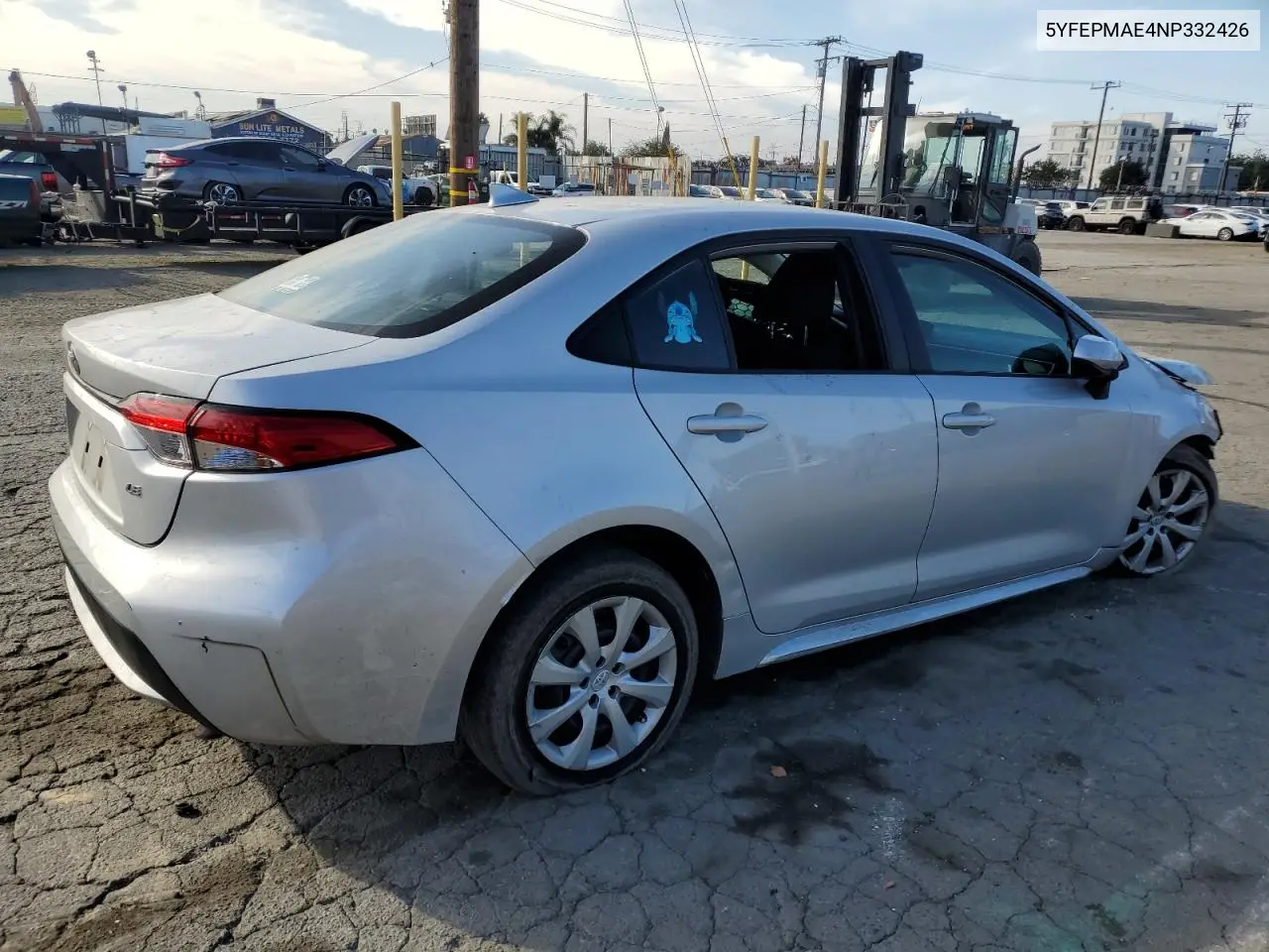 5YFEPMAE4NP332426 2022 Toyota Corolla Le