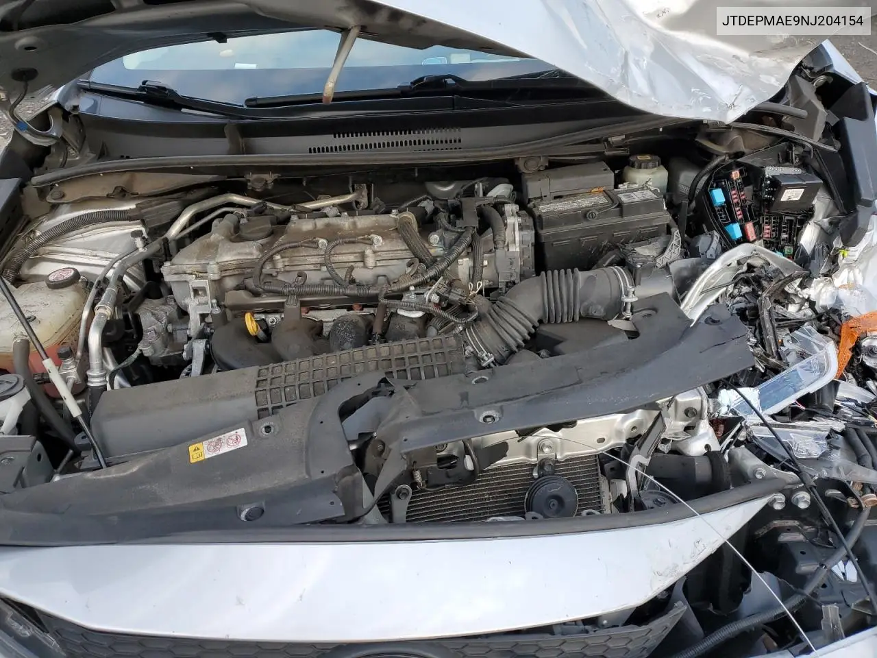 JTDEPMAE9NJ204154 2022 Toyota Corolla Le