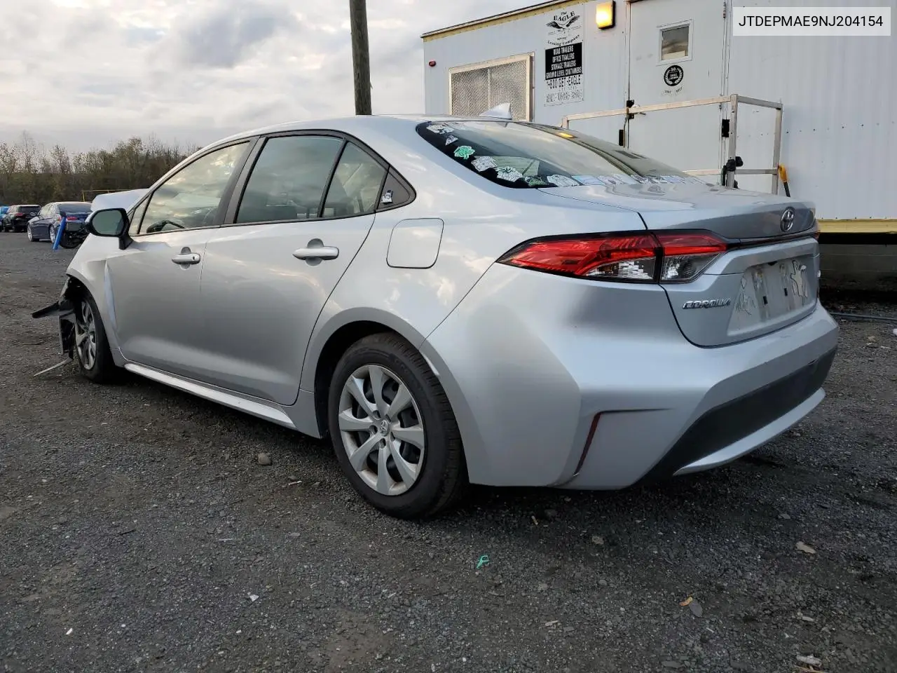 JTDEPMAE9NJ204154 2022 Toyota Corolla Le