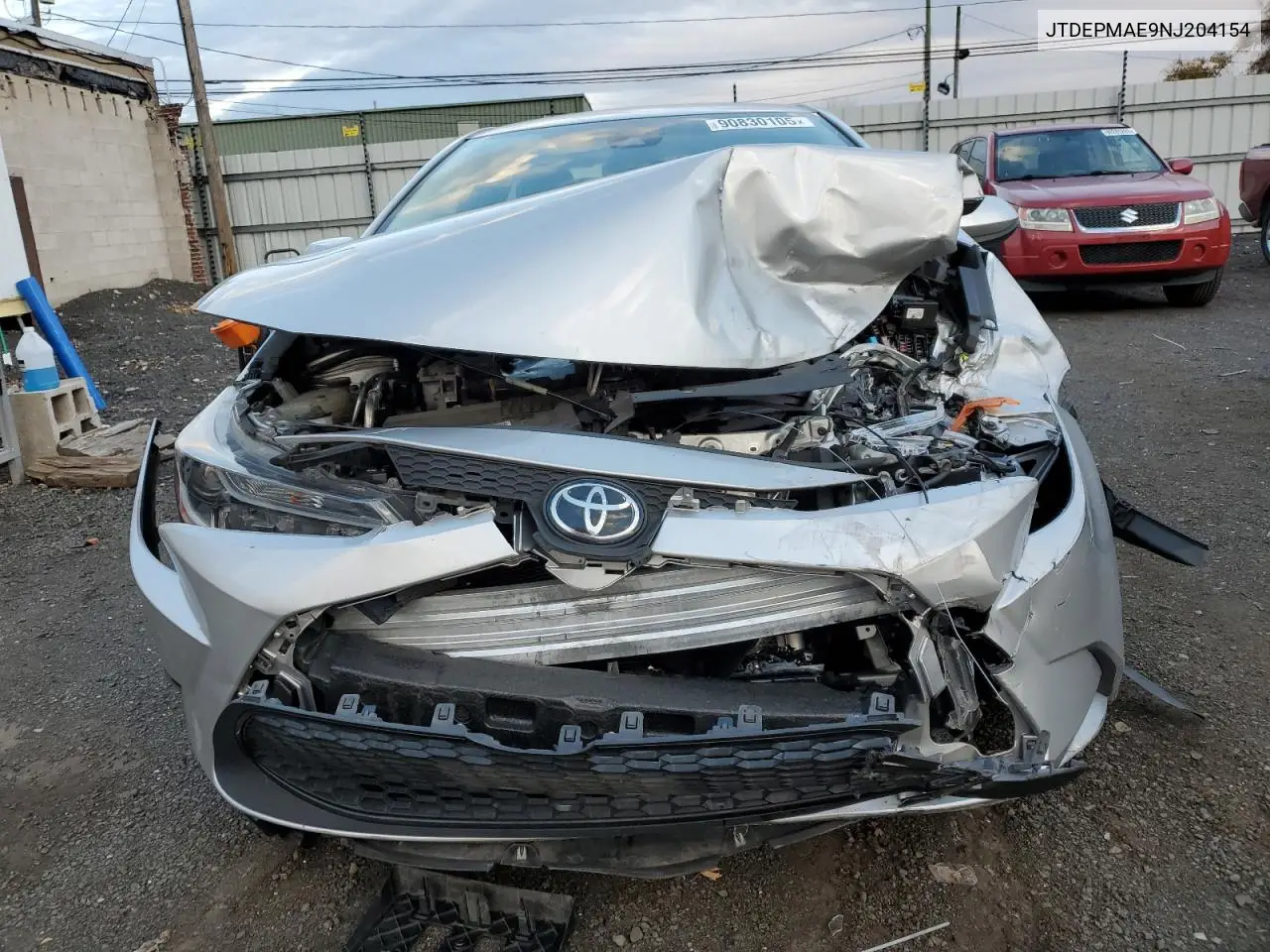 JTDEPMAE9NJ204154 2022 Toyota Corolla Le