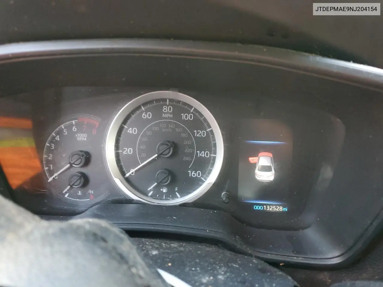 JTDEPMAE9NJ204154 2022 Toyota Corolla Le