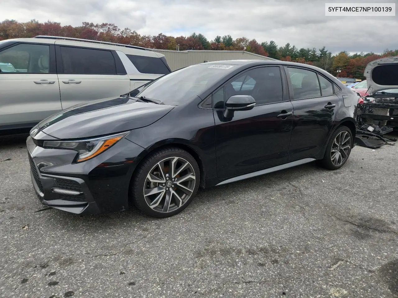 5YFT4MCE7NP100139 2022 Toyota Corolla Xse