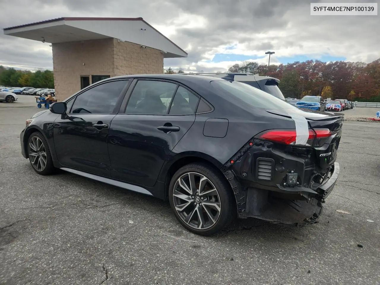 5YFT4MCE7NP100139 2022 Toyota Corolla Xse