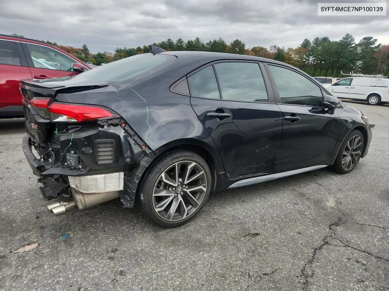5YFT4MCE7NP100139 2022 Toyota Corolla Xse