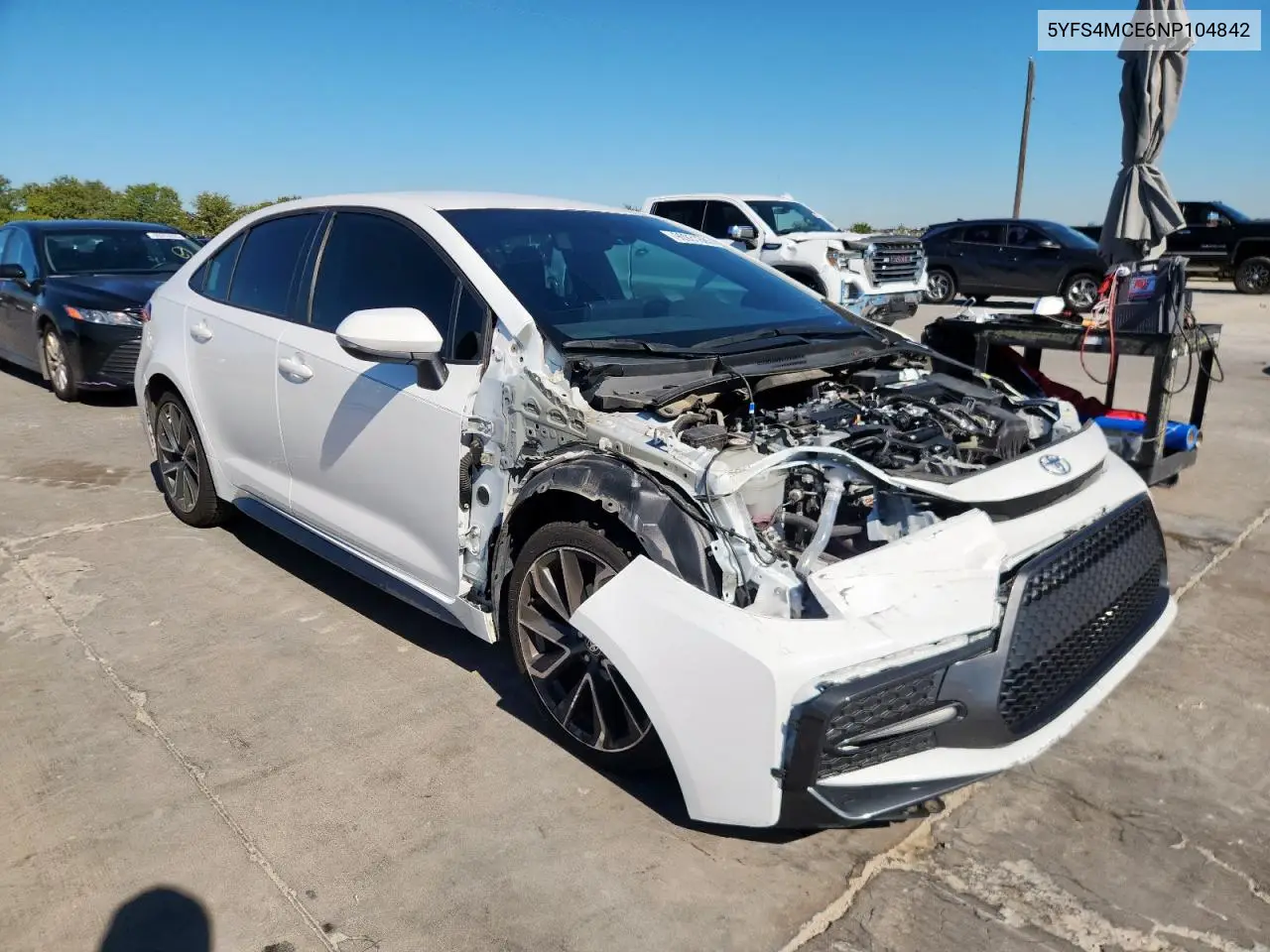 5YFS4MCE6NP104842 2022 Toyota Corolla Se