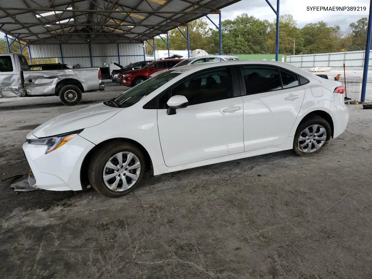 5YFEPMAE9NP389219 2022 Toyota Corolla Le