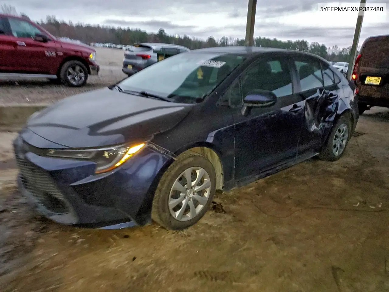 5YFEPMAEXNP387480 2022 Toyota Corolla Le