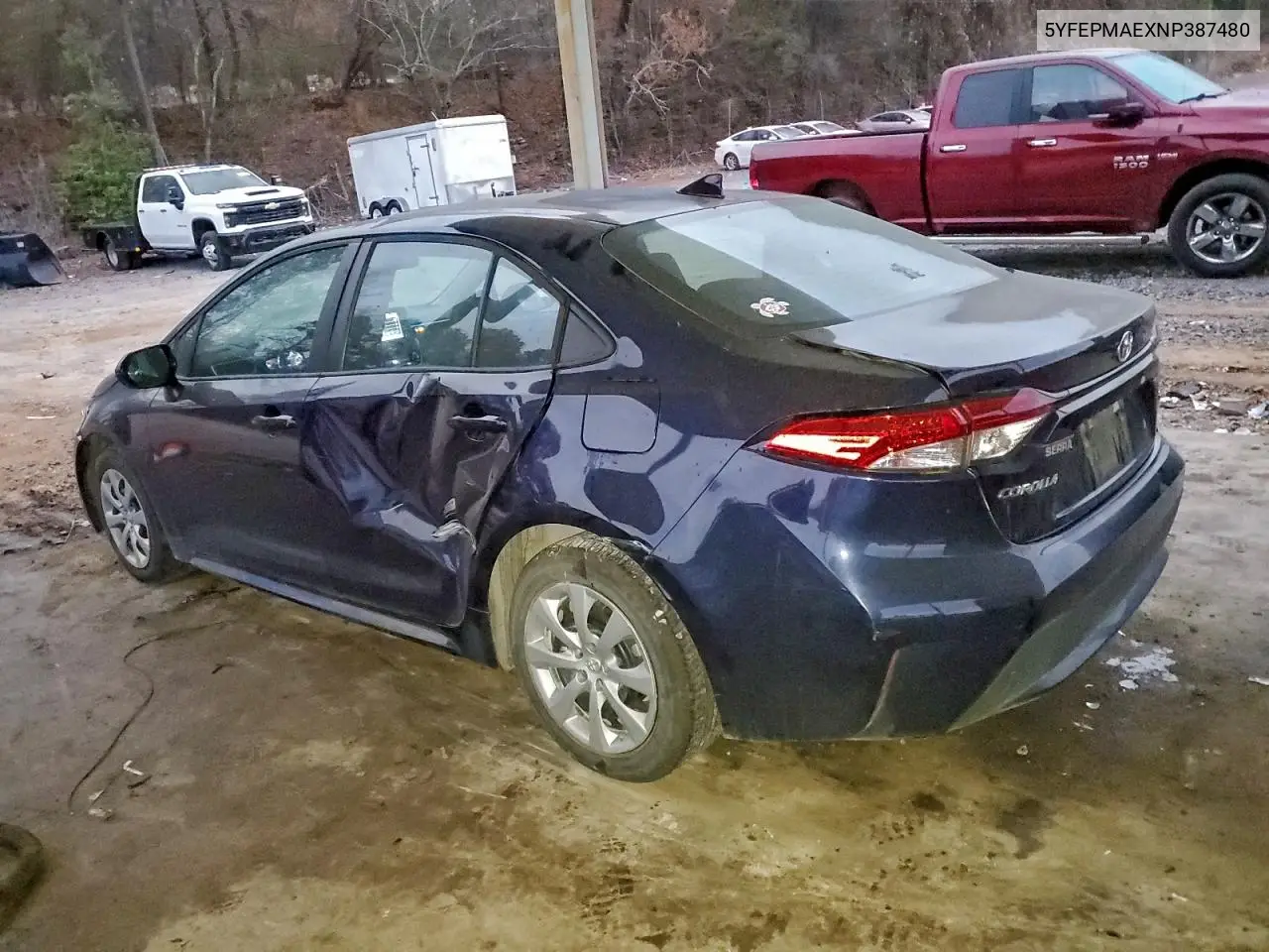 5YFEPMAEXNP387480 2022 Toyota Corolla Le
