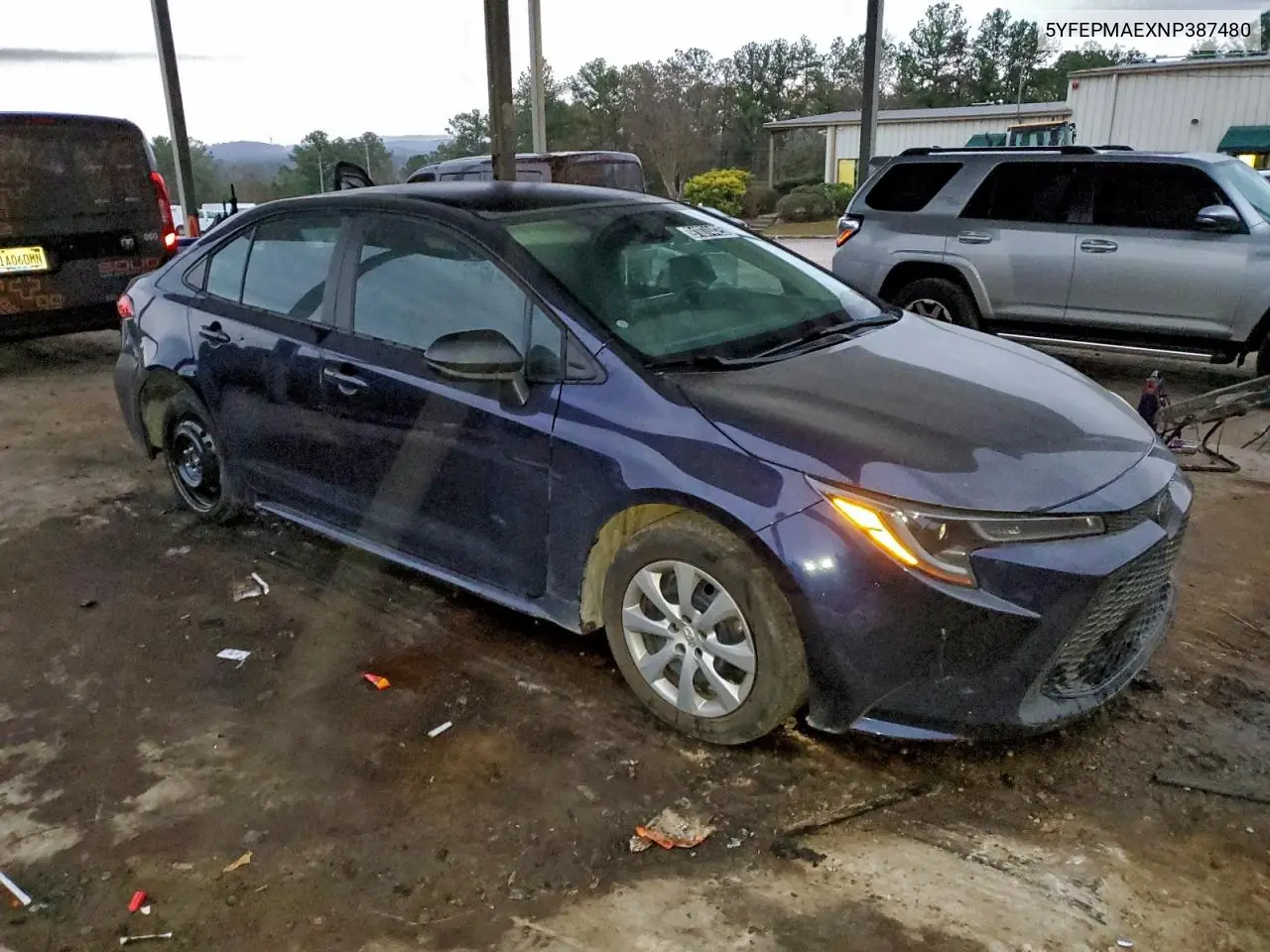 5YFEPMAEXNP387480 2022 Toyota Corolla Le