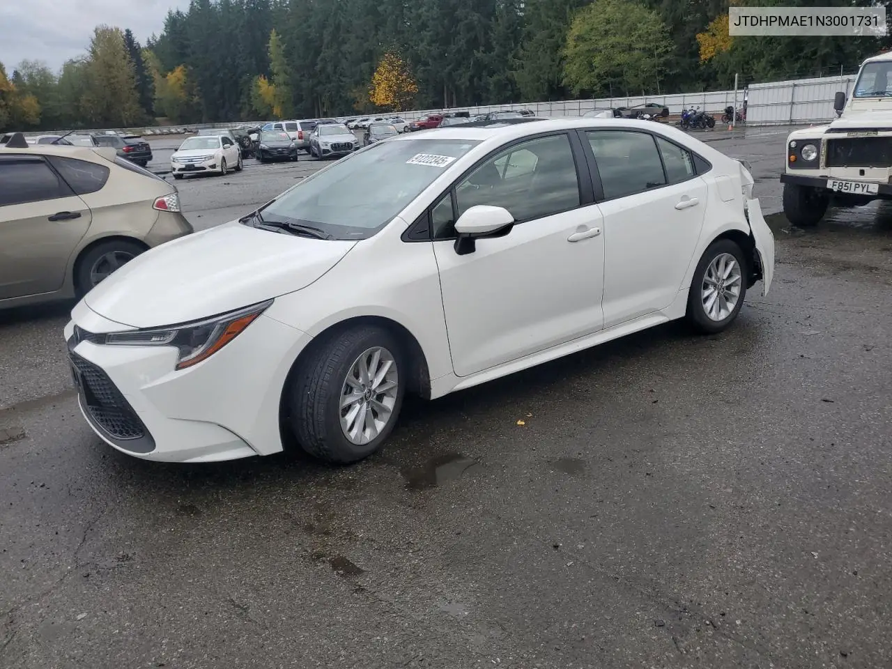 JTDHPMAE1N3001731 2022 Toyota Corolla Le