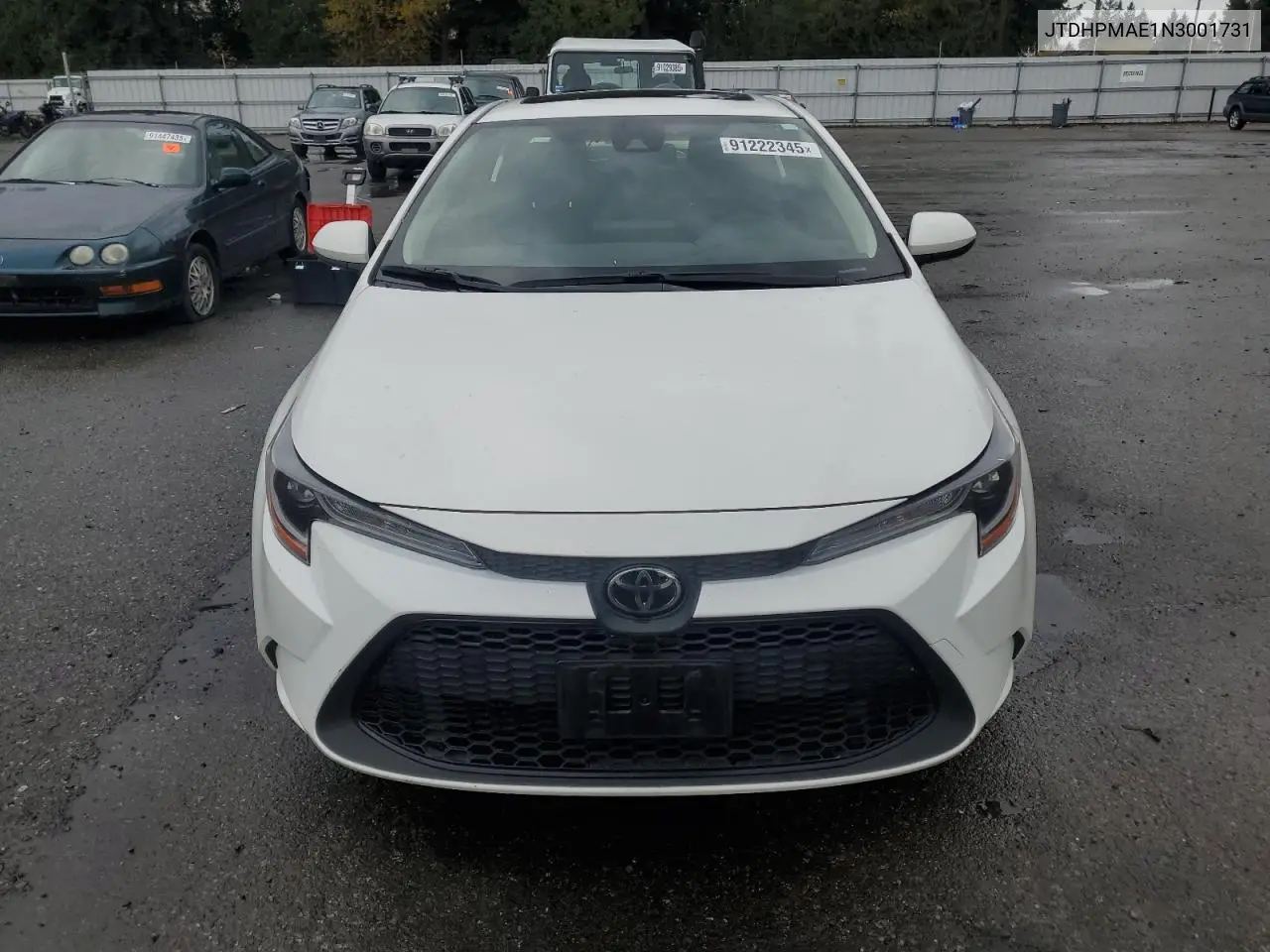 JTDHPMAE1N3001731 2022 Toyota Corolla Le