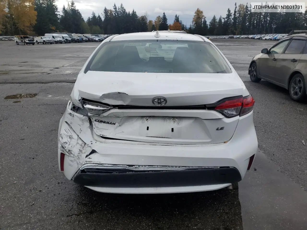 JTDHPMAE1N3001731 2022 Toyota Corolla Le