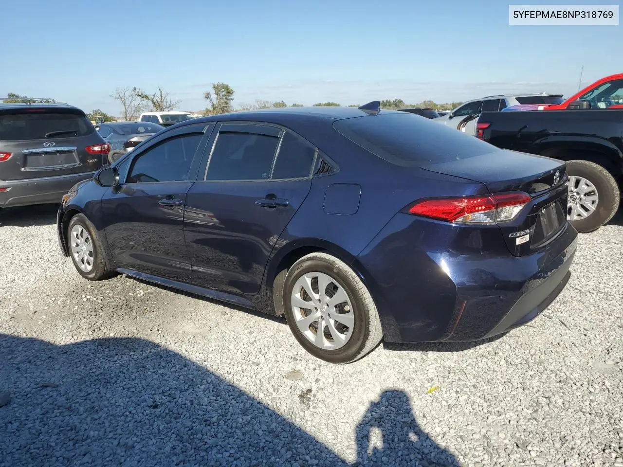5YFEPMAE8NP318769 2022 Toyota Corolla Le