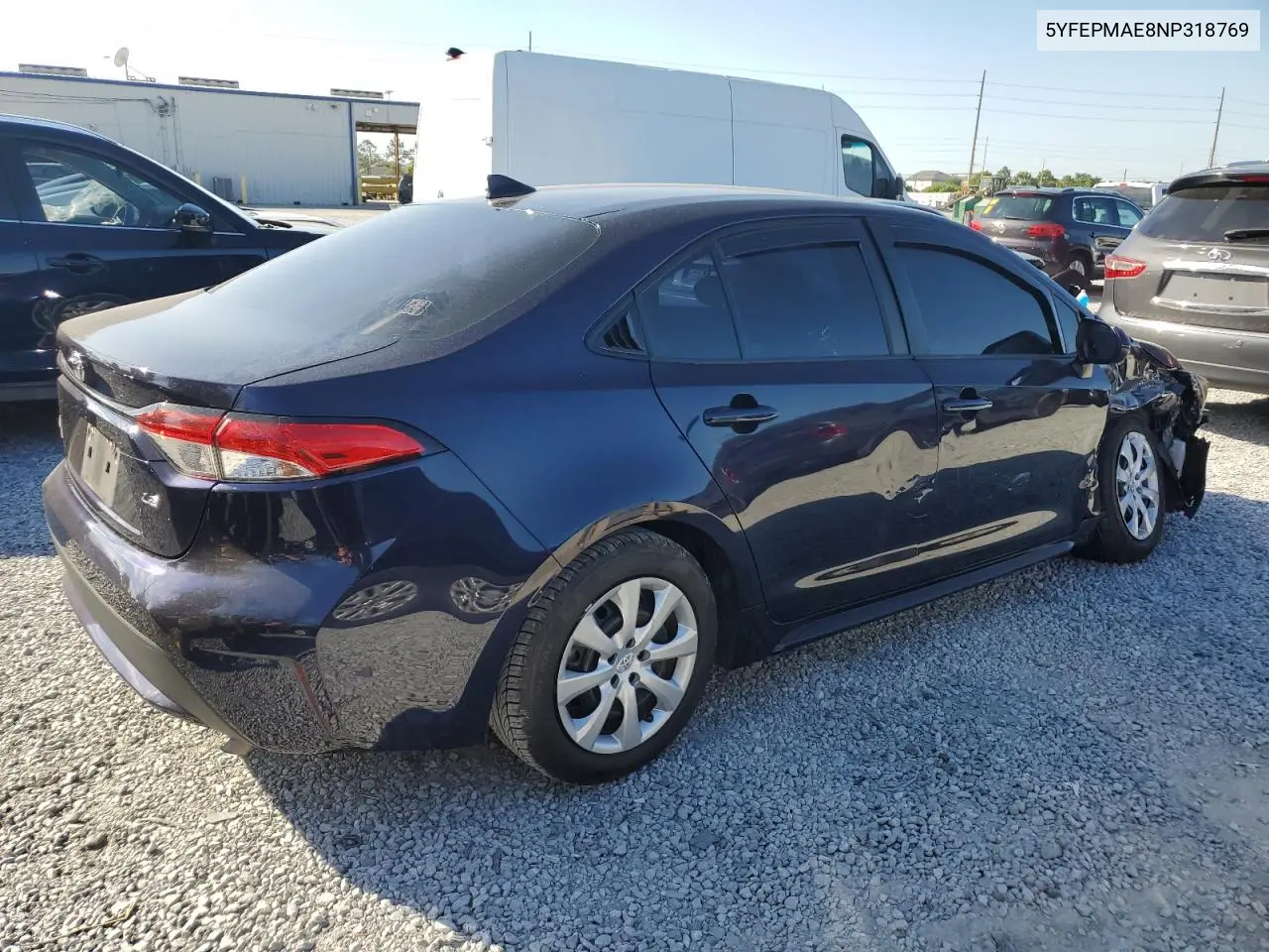 5YFEPMAE8NP318769 2022 Toyota Corolla Le