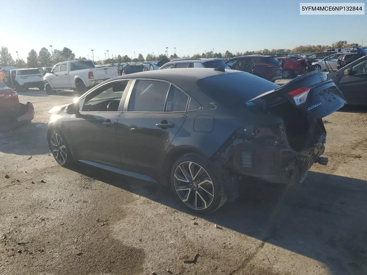 5YFM4MCE6NP132844 2022 Toyota Corolla Se
