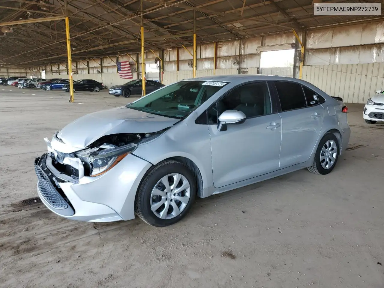 5YFEPMAE9NP272739 2022 Toyota Corolla Le
