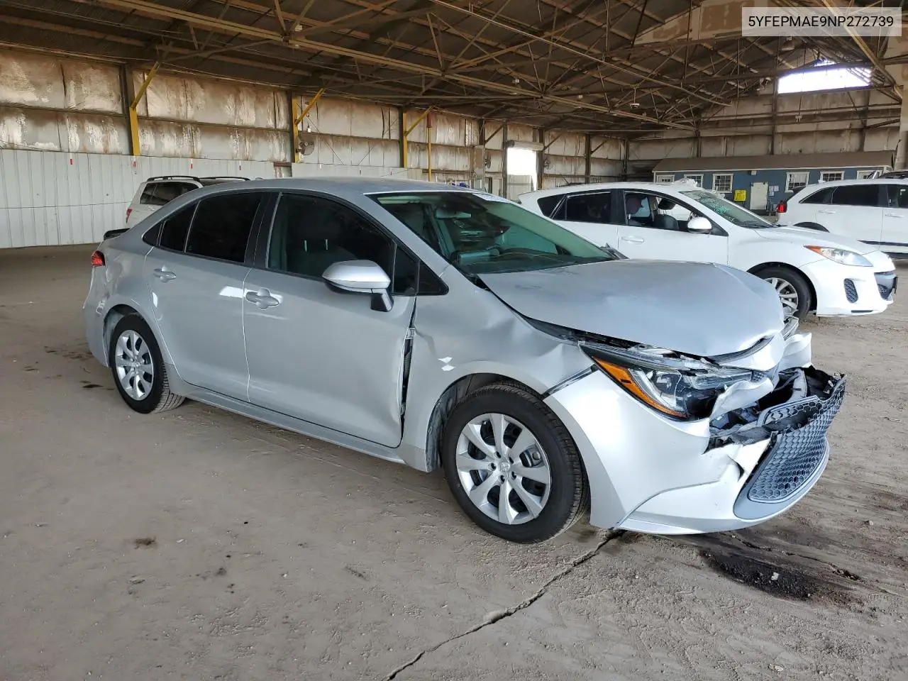 5YFEPMAE9NP272739 2022 Toyota Corolla Le