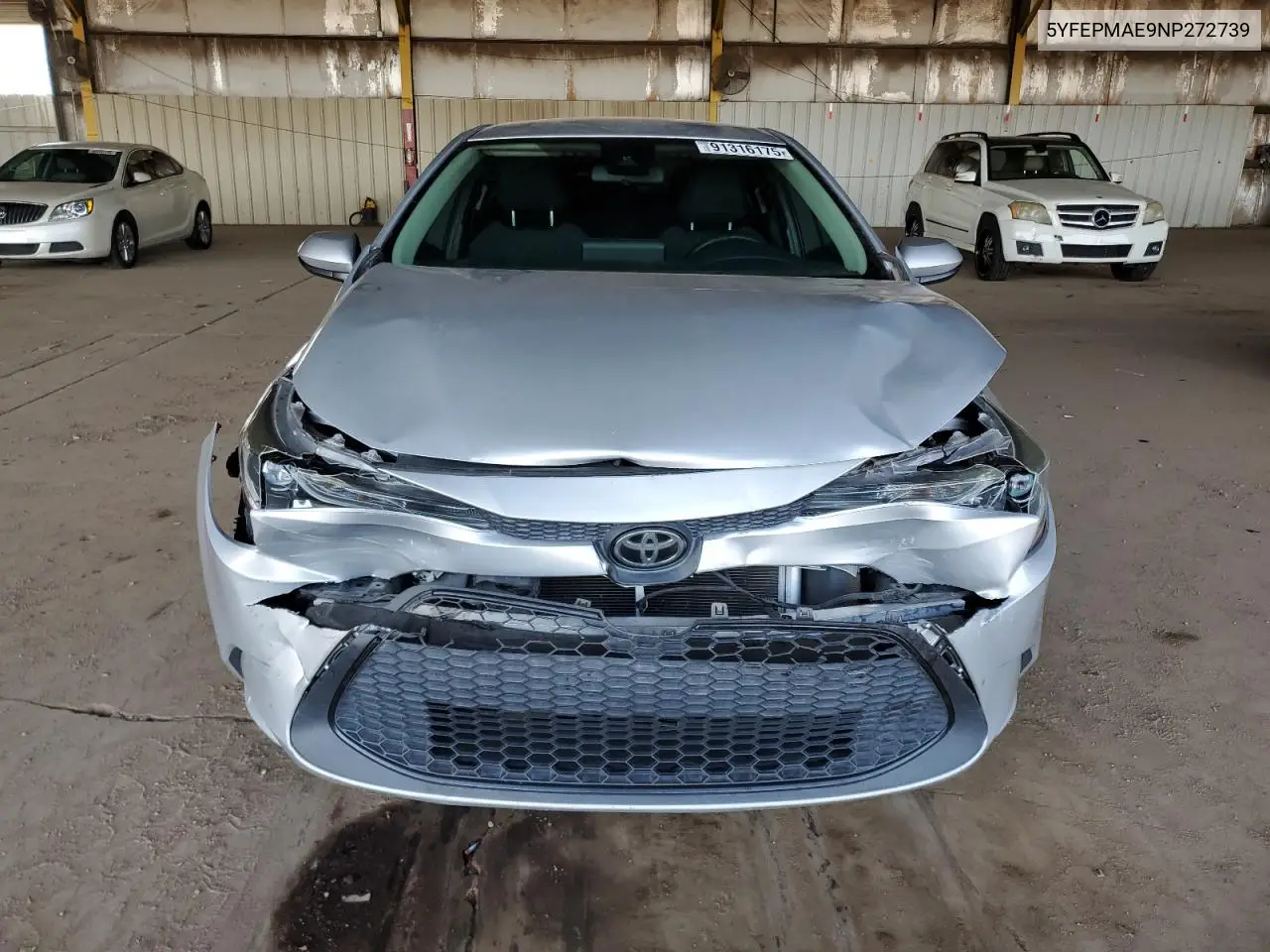 5YFEPMAE9NP272739 2022 Toyota Corolla Le