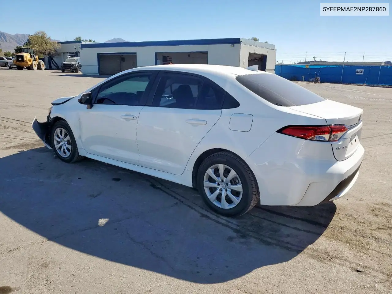 5YFEPMAE2NP287860 2022 Toyota Corolla Le