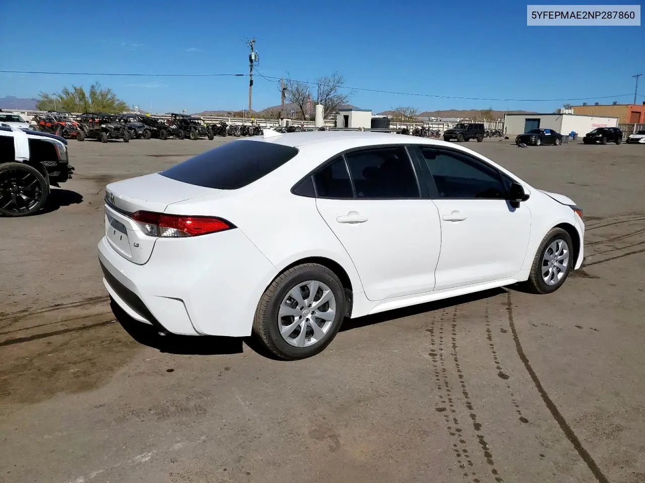 5YFEPMAE2NP287860 2022 Toyota Corolla Le