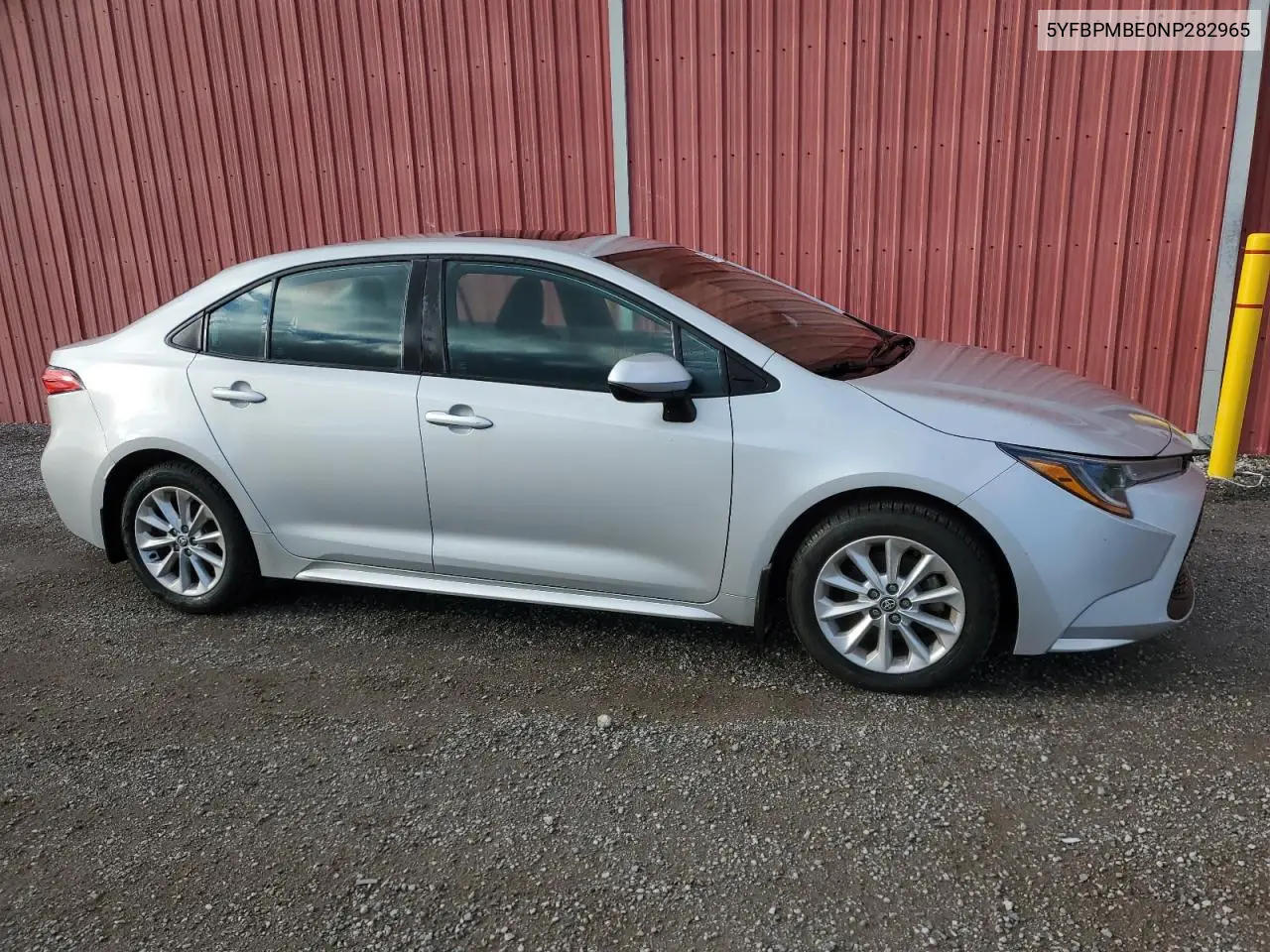 5YFBPMBE0NP282965 2022 Toyota Corolla Le